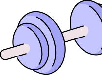 筋トレ用具のアイコン