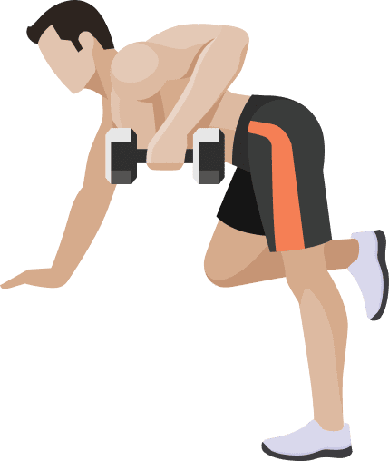 トレーニングしている人のアイコン