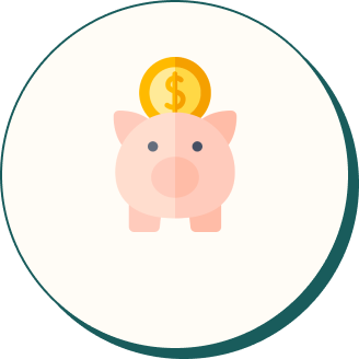 貯金箱のアイコン