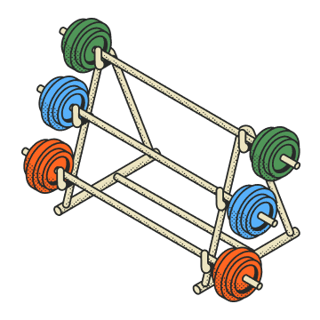 トレーニング機器のアイコン
