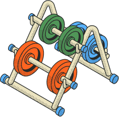 トレーニング機器のアイコン