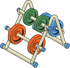 トレーニング機器のアイコン