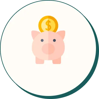 貯金箱のアイコン